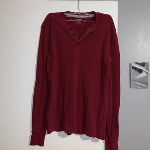 Jockey red long sleeve thermal/t shirt